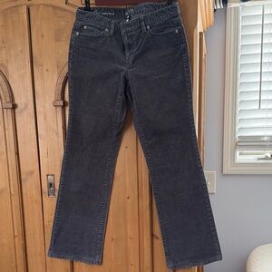 LOFT Dark Gray Straight Leg Jeans